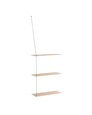 Estantería Stedge Add-on - Roble blanqueado-negro, 60 cm - Woud