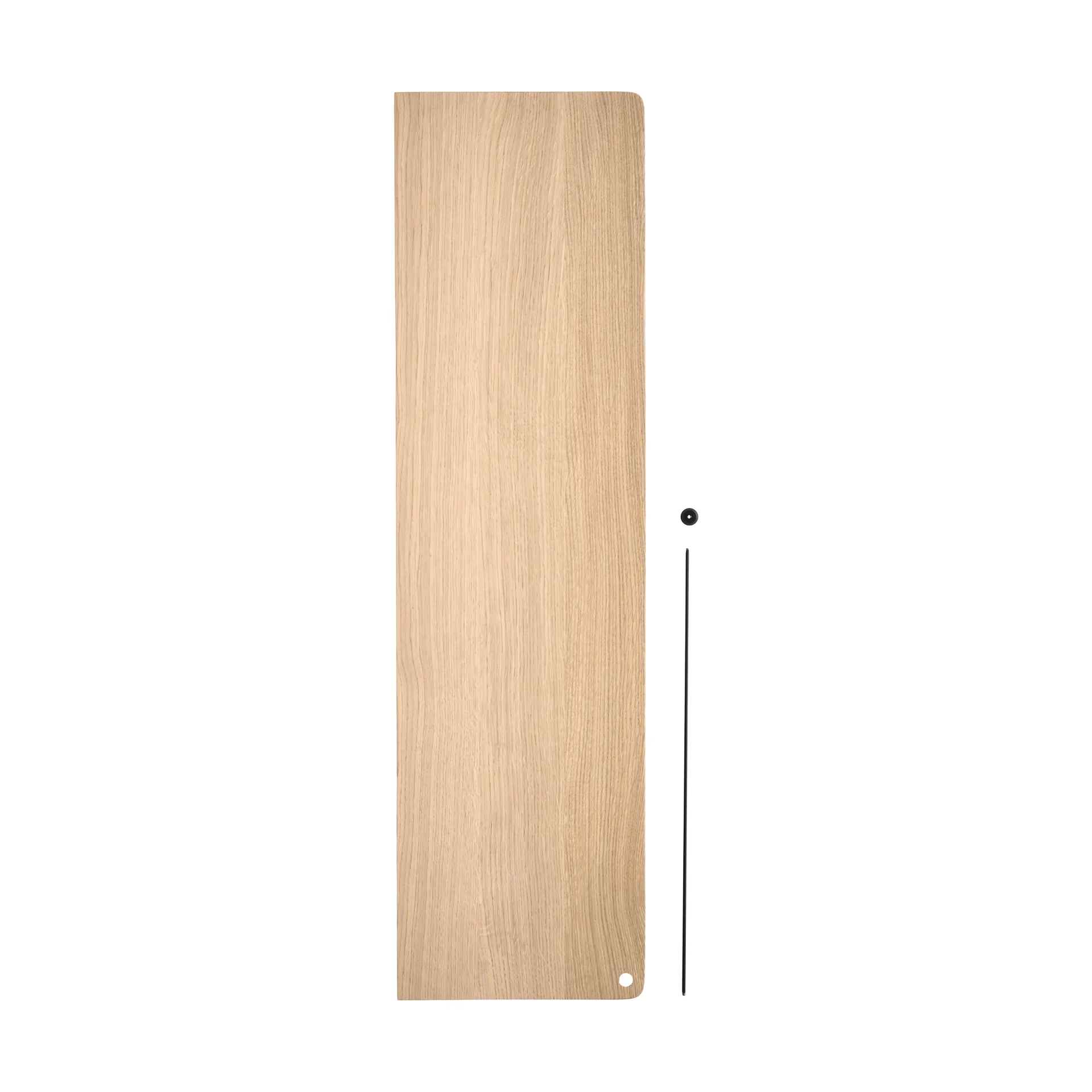 Estantería Stedge Add-on, Roble con pigmento blanco-negro, 80 cm Woud