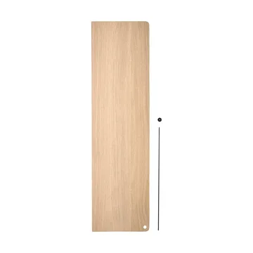 Estantería Stedge Add-on - Roble con pigmento blanco-negro, 80 cm - Woud