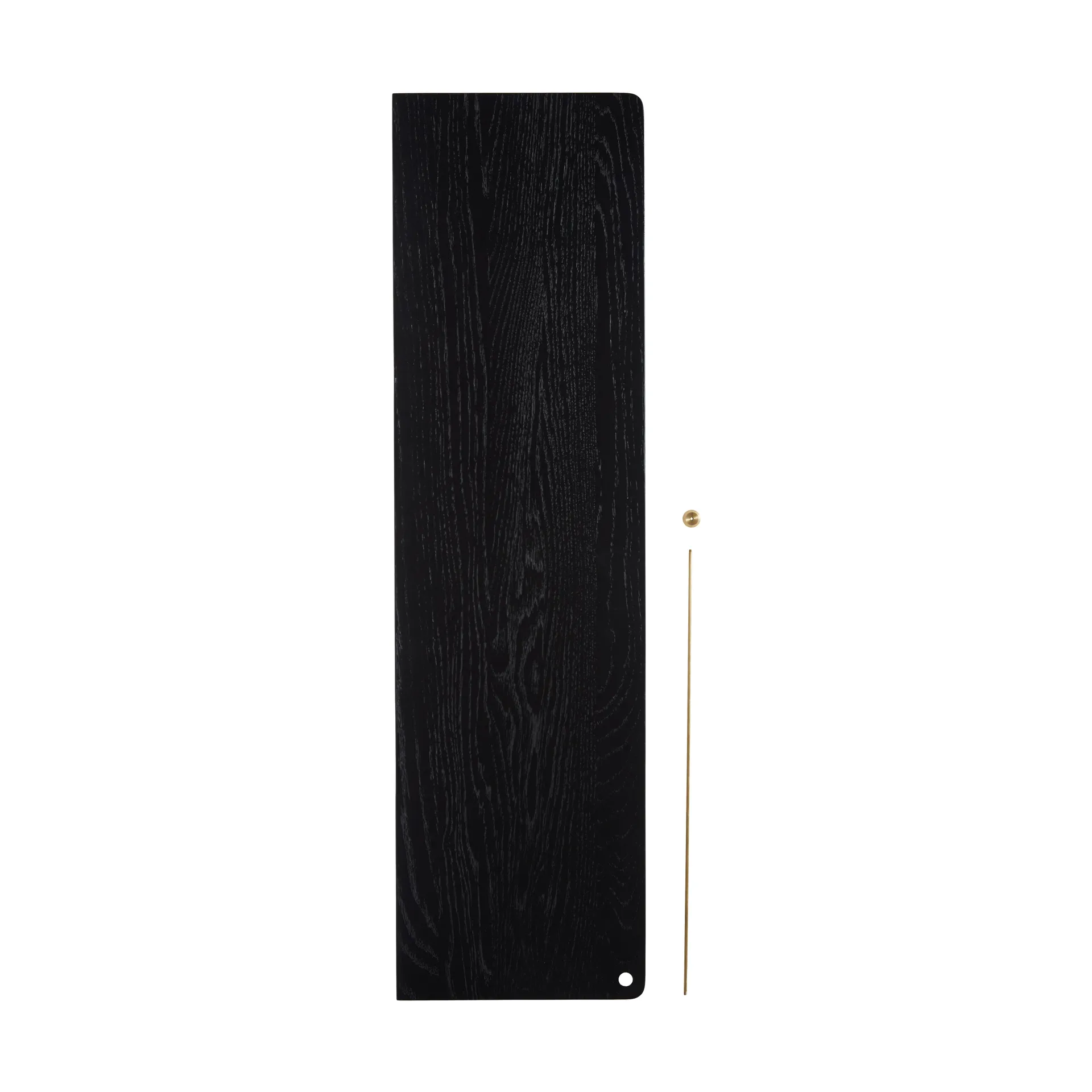Estantería Stedge Add-on, Roble negro-latón Woud