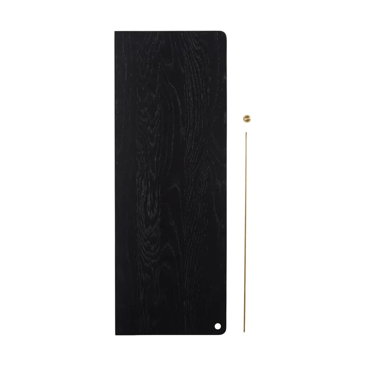 Estantería Stedge Add-on - Roble negro-latón - Woud