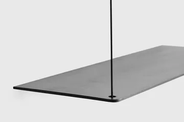 Estantería Stedge - Roble negro, 80 cm, 2 estantes - Woud