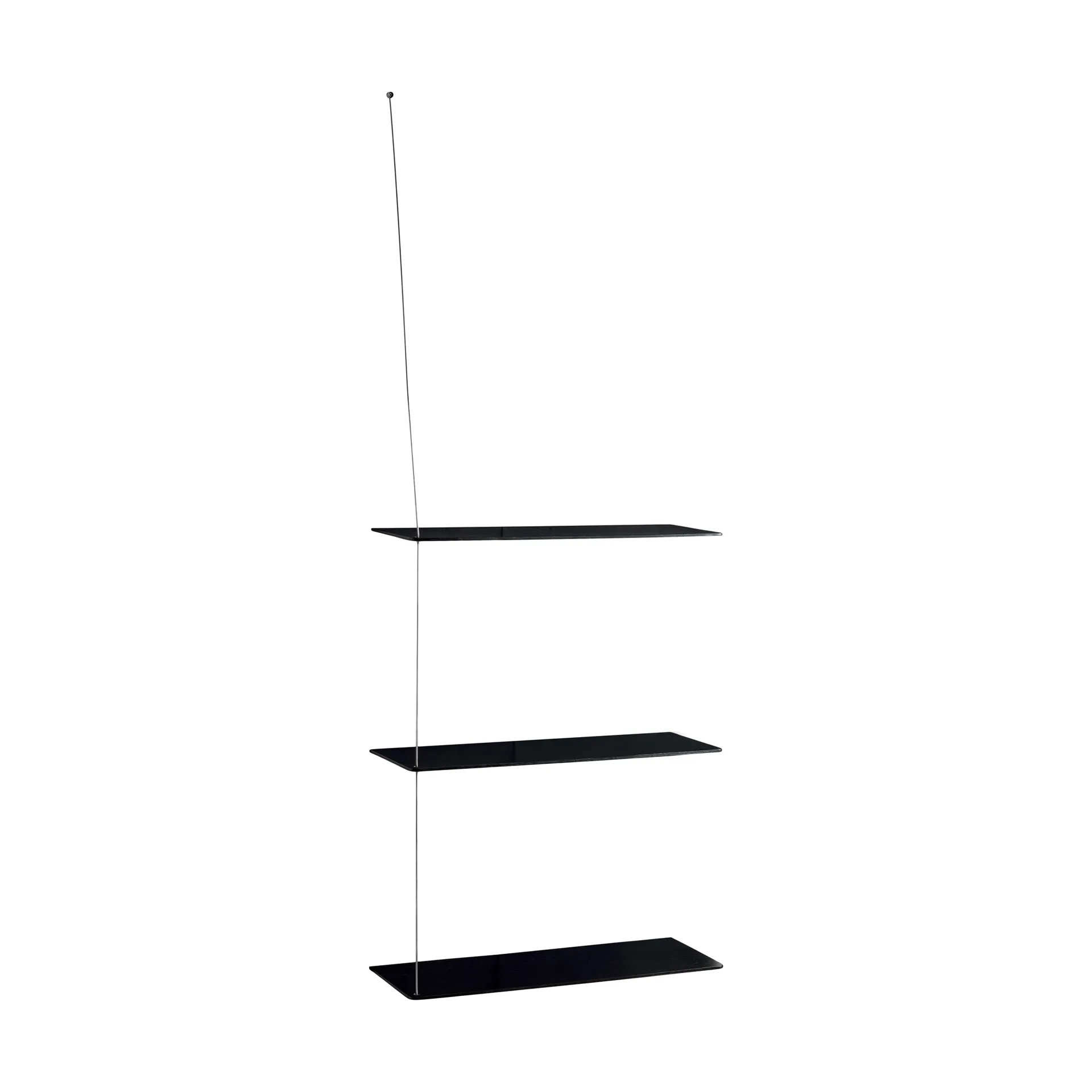 Estantería Stedge, Roble negro-acero cepillado, 60 cm, 3 estantes Woud Estantería Stedge, Roble negro-acero cepillado, 60 cm, 3 estantes Woud