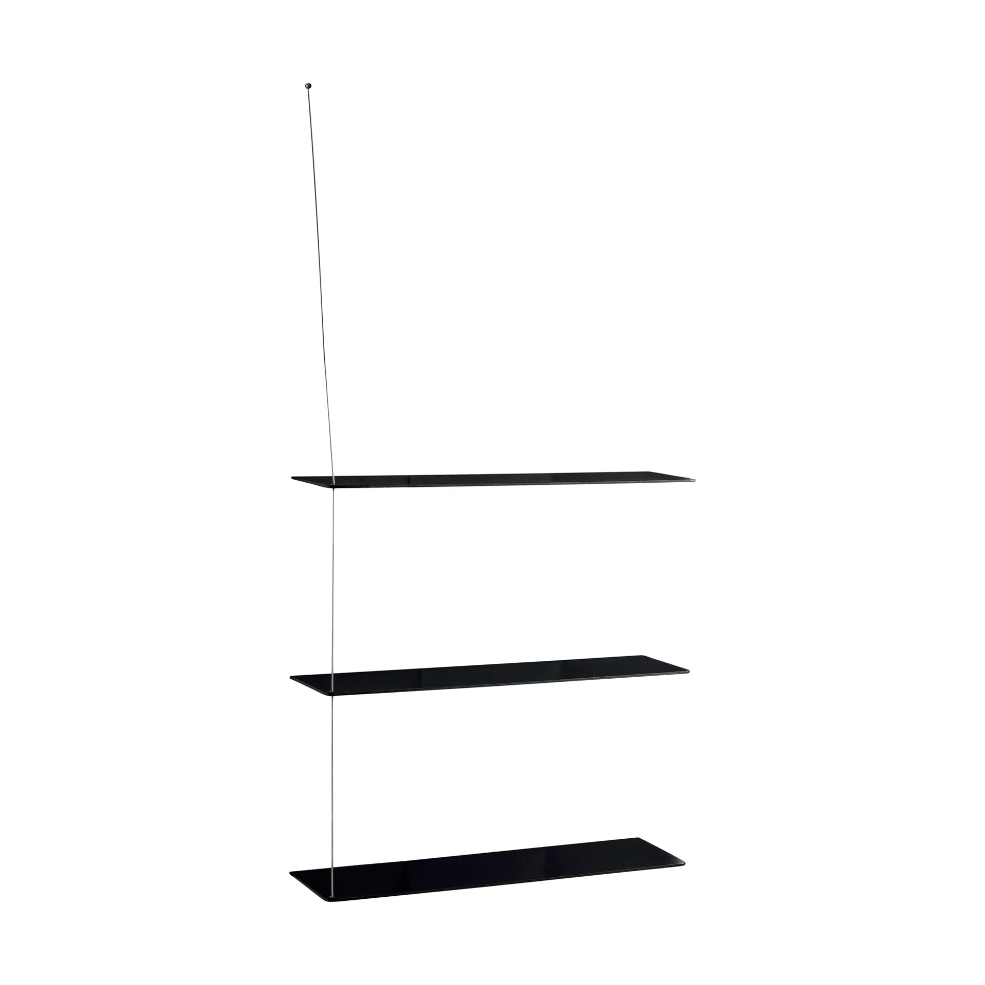 Estantería Stedge, Roble negro-acero cepillado, 80 cm, 3 estantes Woud Estantería Stedge, Roble negro-acero cepillado, 80 cm, 3 estantes Woud