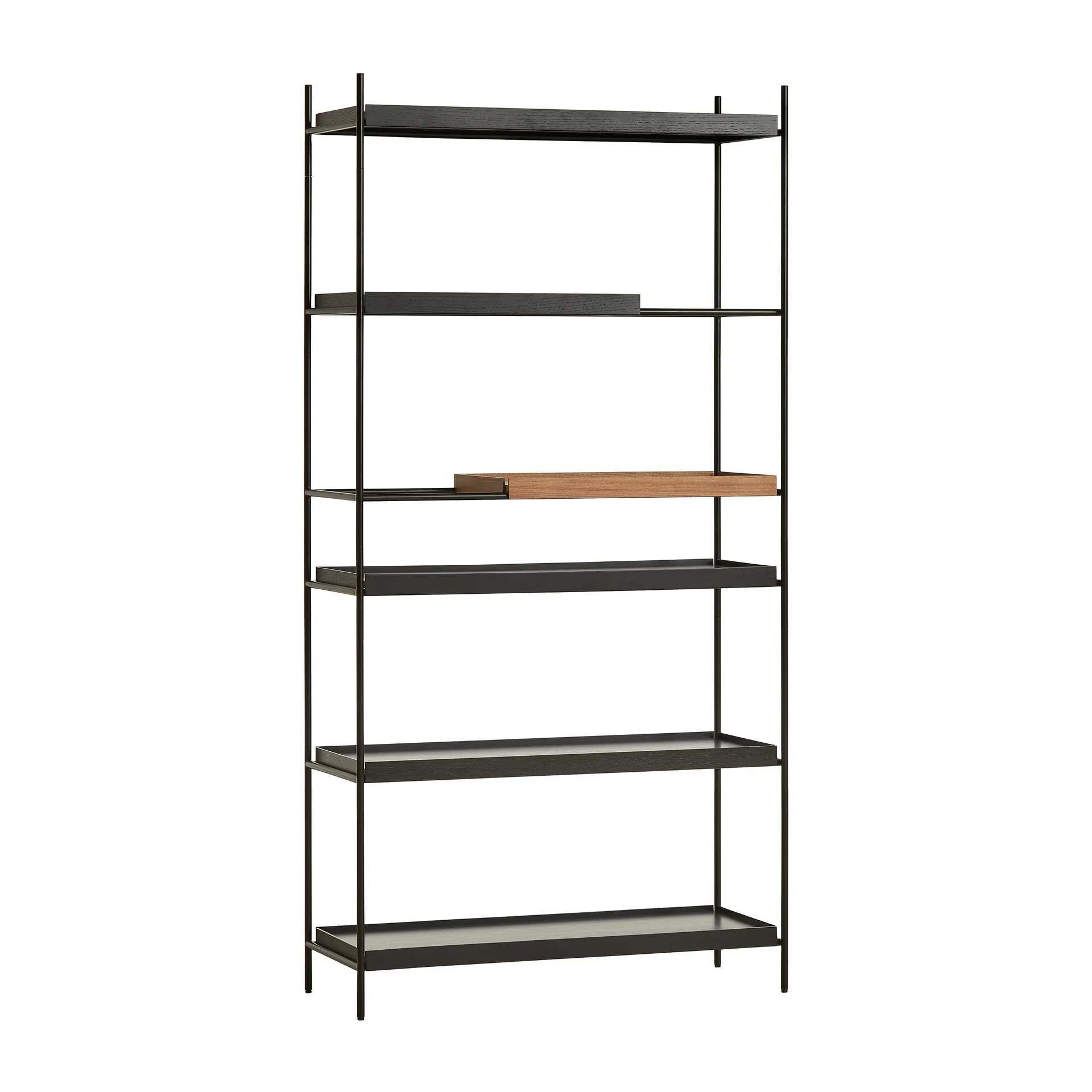 Estantería Tray alta nogal, 100x201 cm, Style 5 Woud