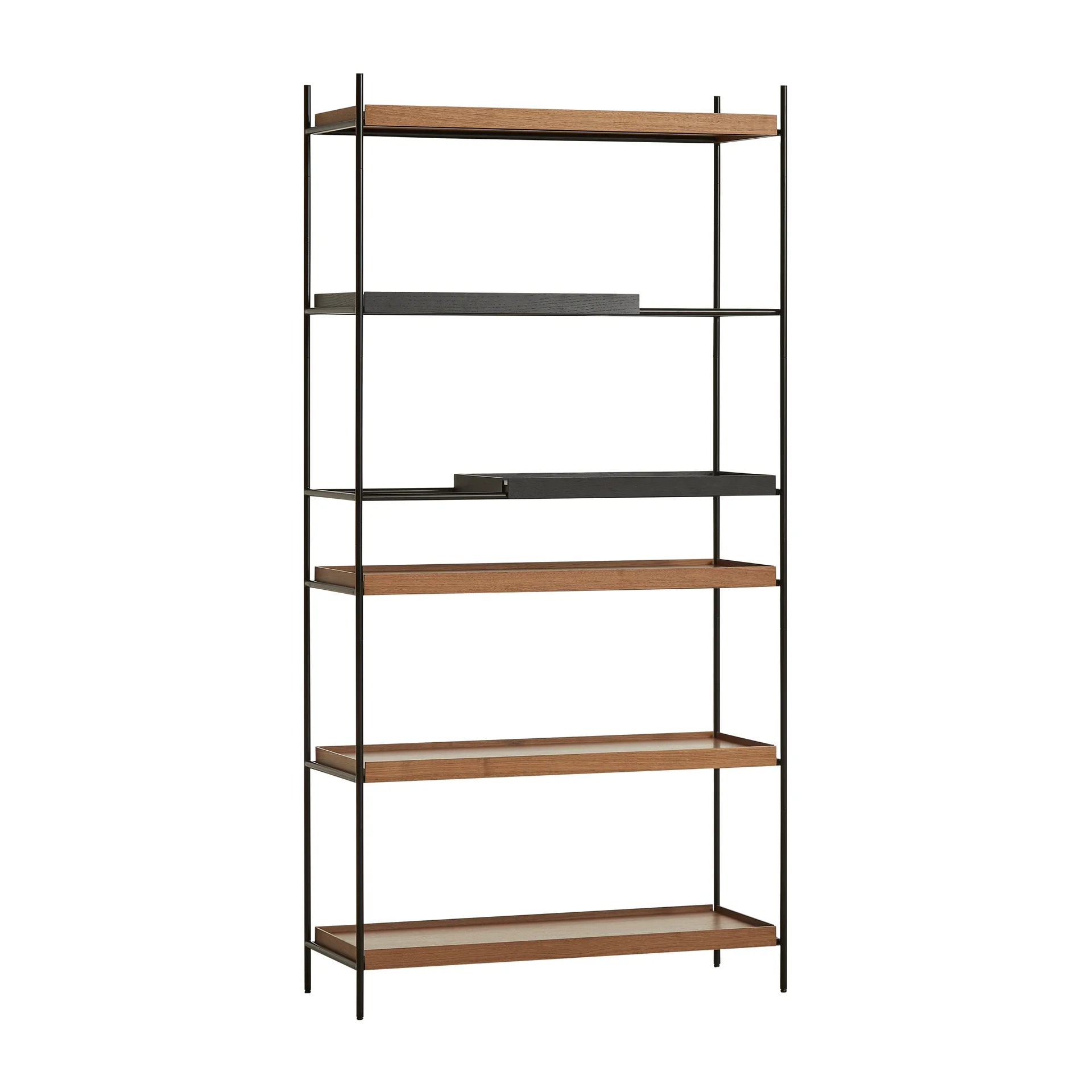 Estantería Tray alta nogal, 100x201 cm, Style 8 Woud