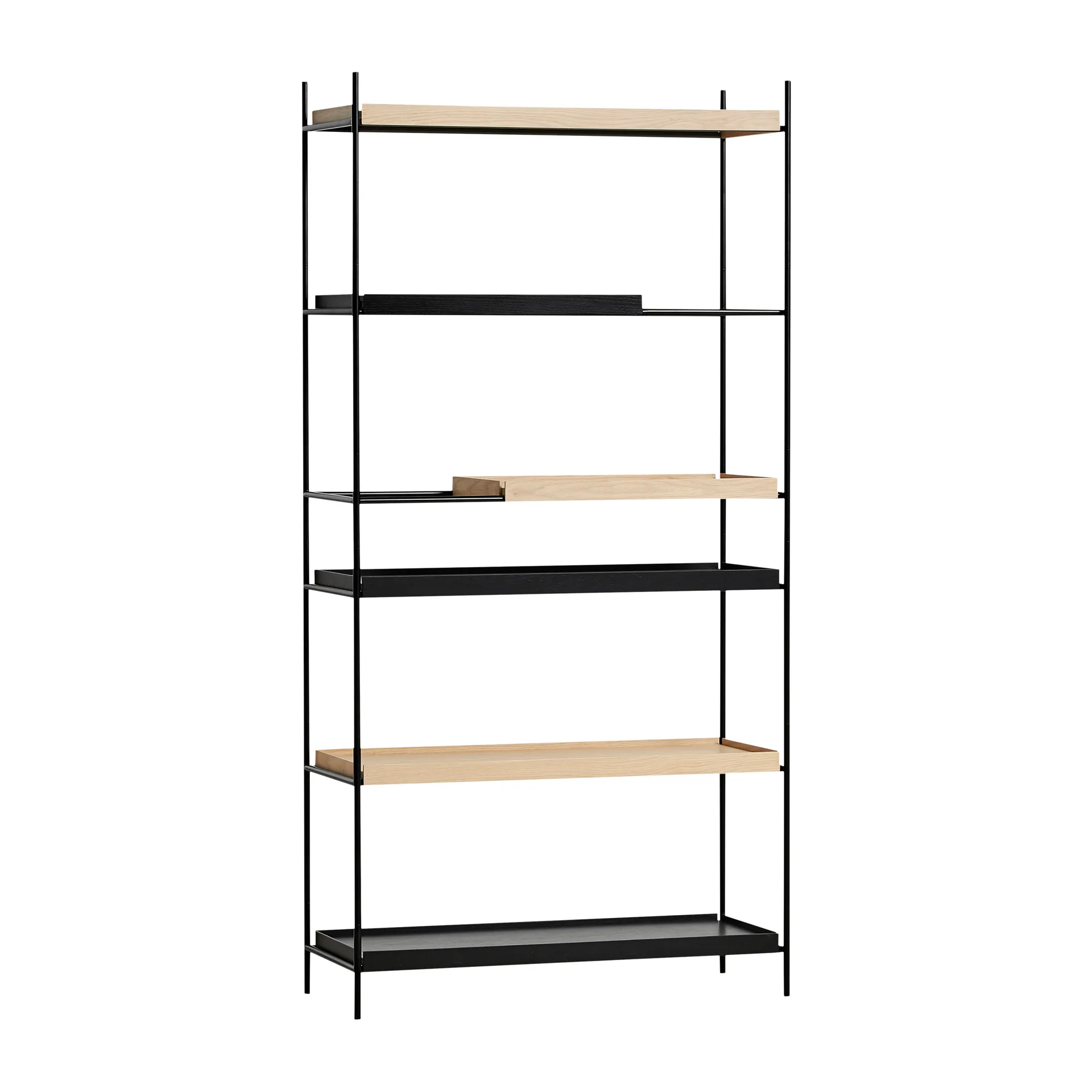 Estantería Tray alta roble, 100x201 cm, Style 3 Woud