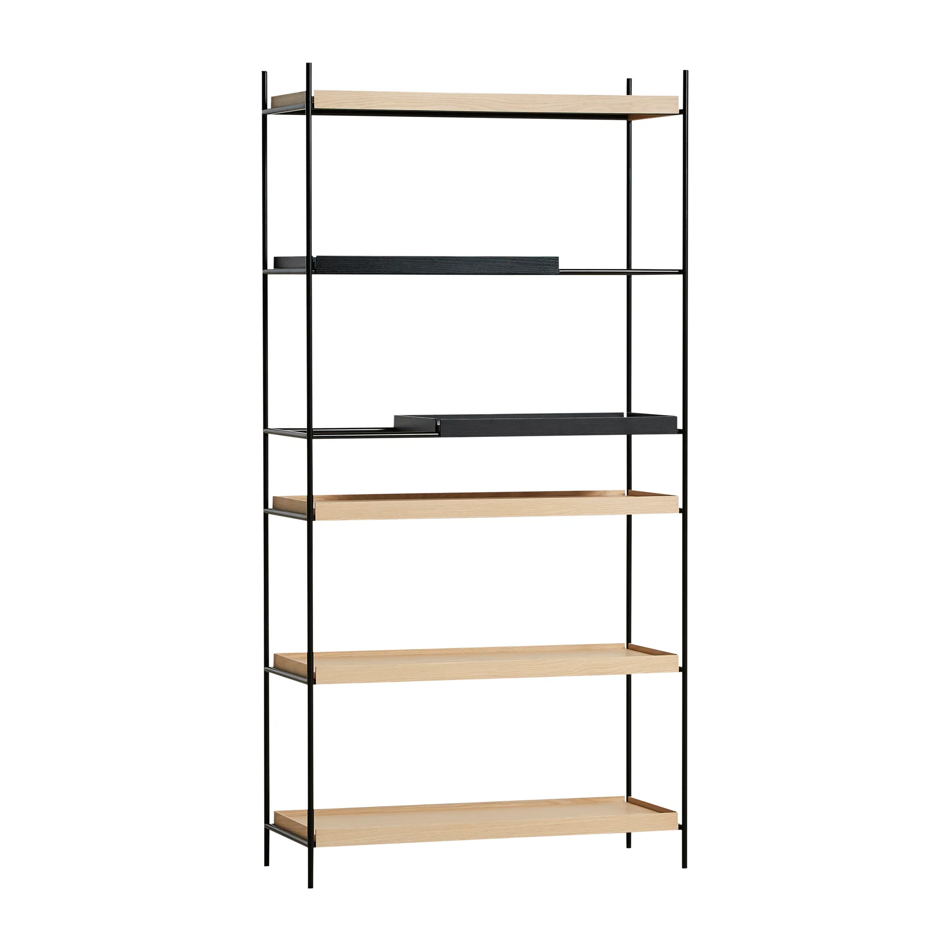 Estantería Tray alta roble, 100x201 cm, Style 9 Woud