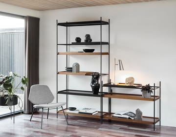 Estantería Tray baja nogal, 81x100 cm - Style 2 - Woud