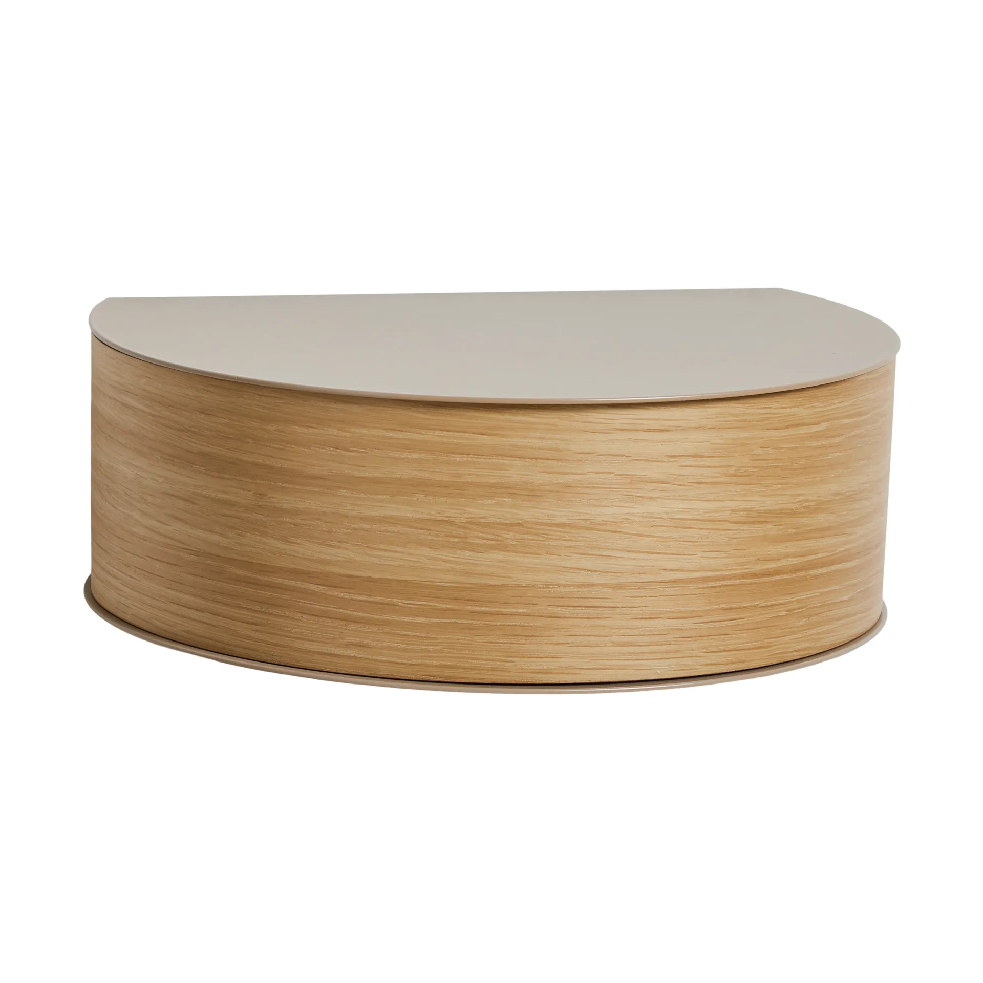 Estantería Wallie, Beige-roble Woud