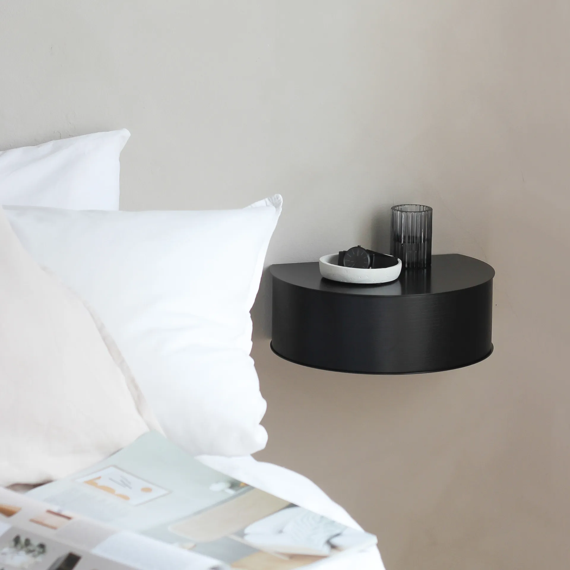 Estantería Wallie, negro Woud