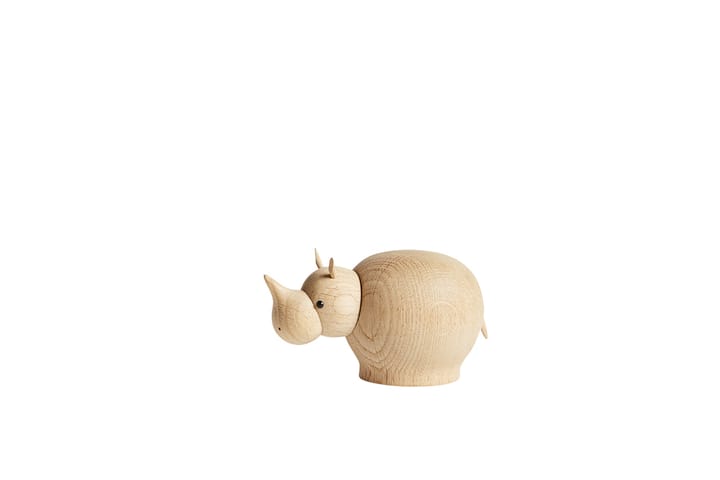 Figura de madera Rina rinocerante, Small Woud