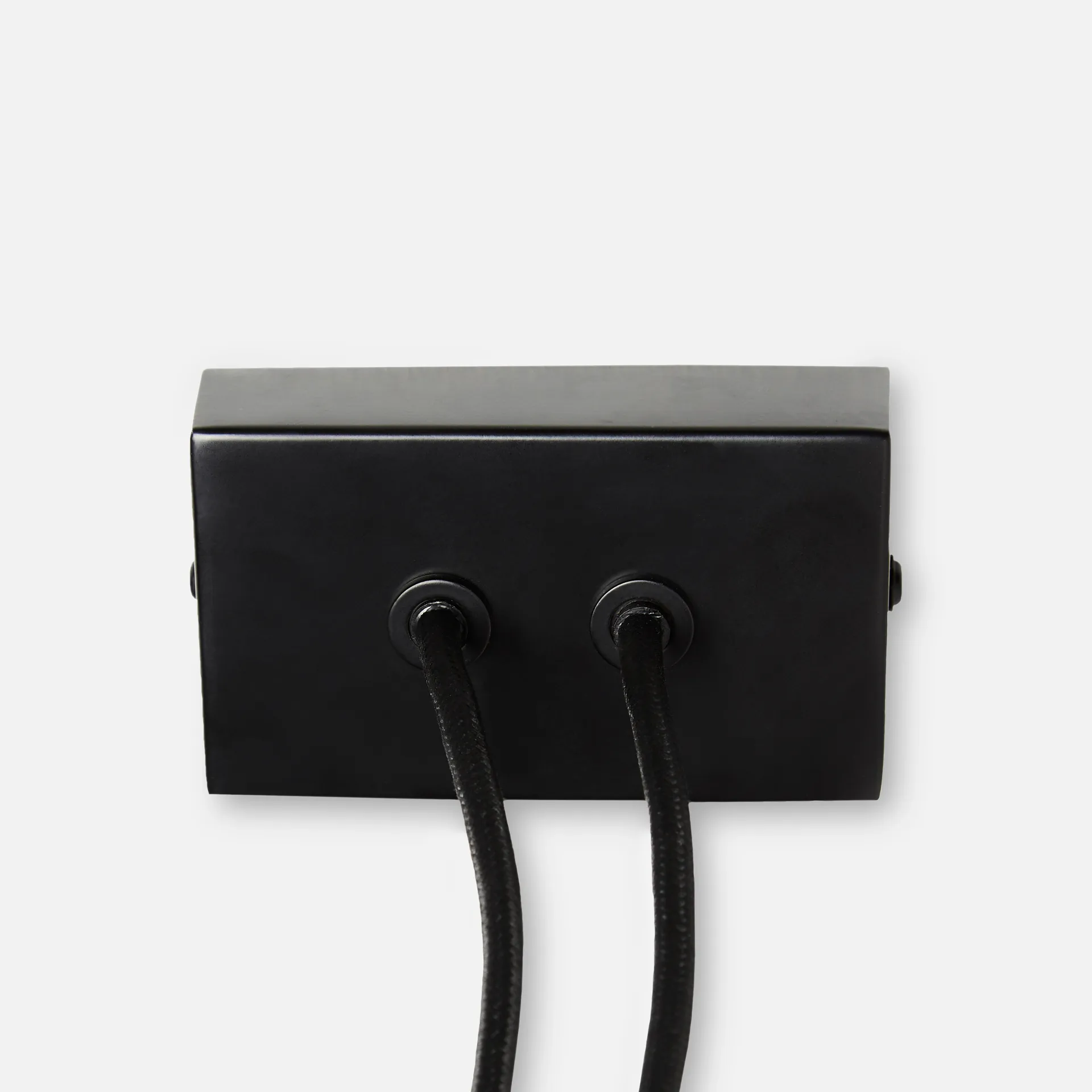 Lámpara colgante Cono 2 pantallas, negro Woud