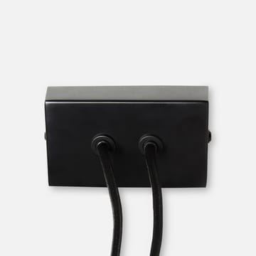 Lámpara colgante Cono 2 pantallas - negro - Woud