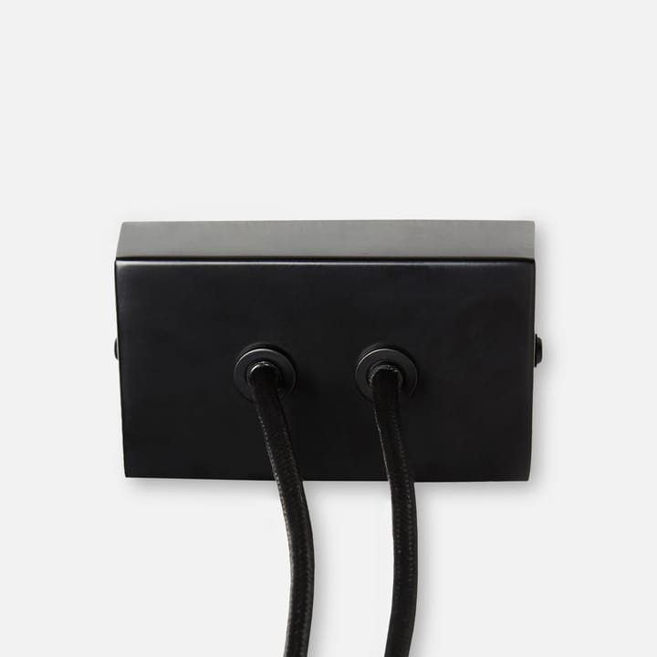 Lámpara colgante Cono 2 pantallas, negro Woud