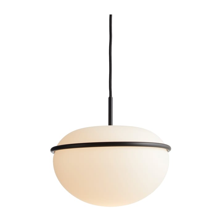 Lámpara colgante Pump, negro, opal Woud