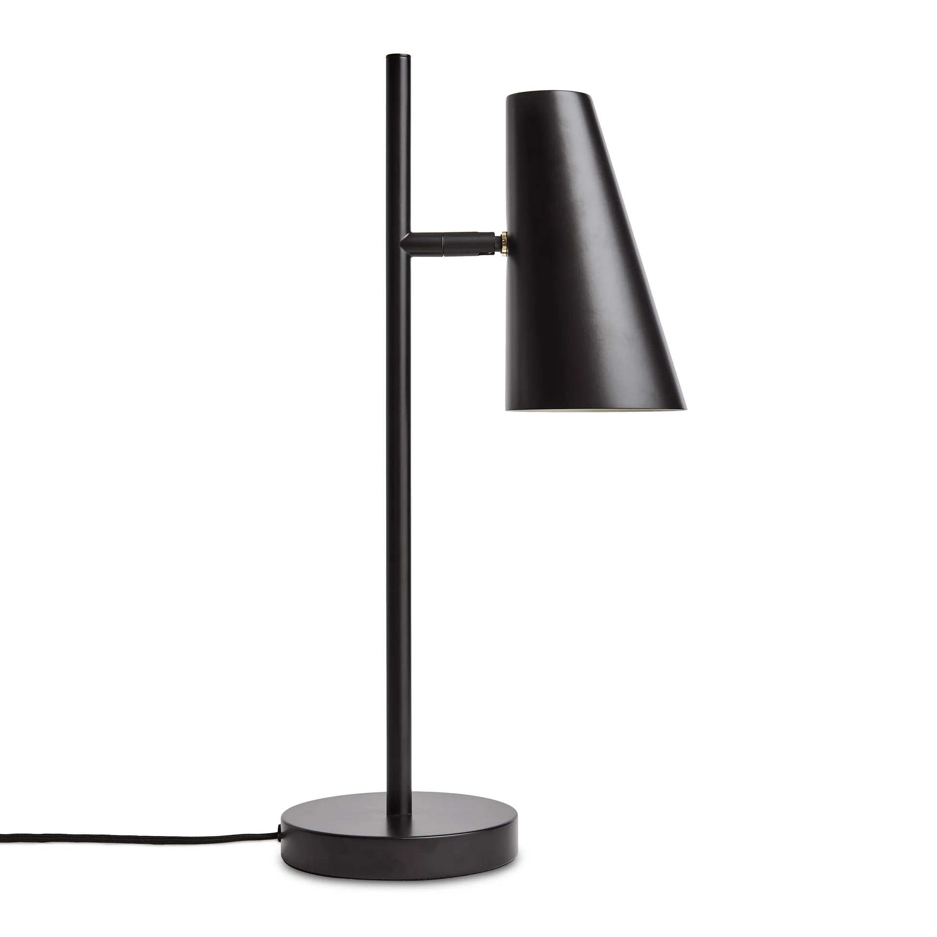 Lámpara de mesa Cono, negro Woud