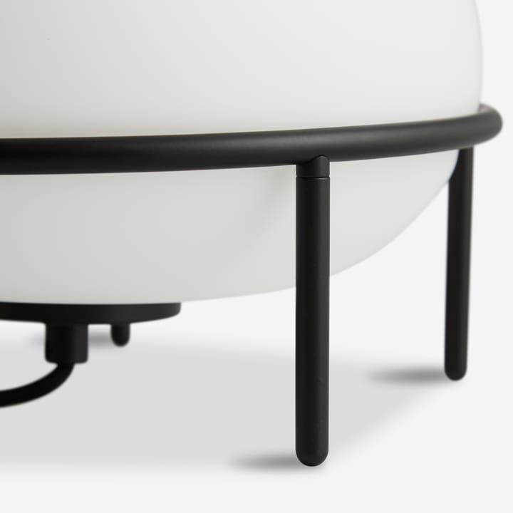 Lámpara de mesa Pump, negro, opal Woud