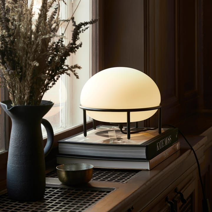 Lámpara de mesa Pump, negro, opal Woud