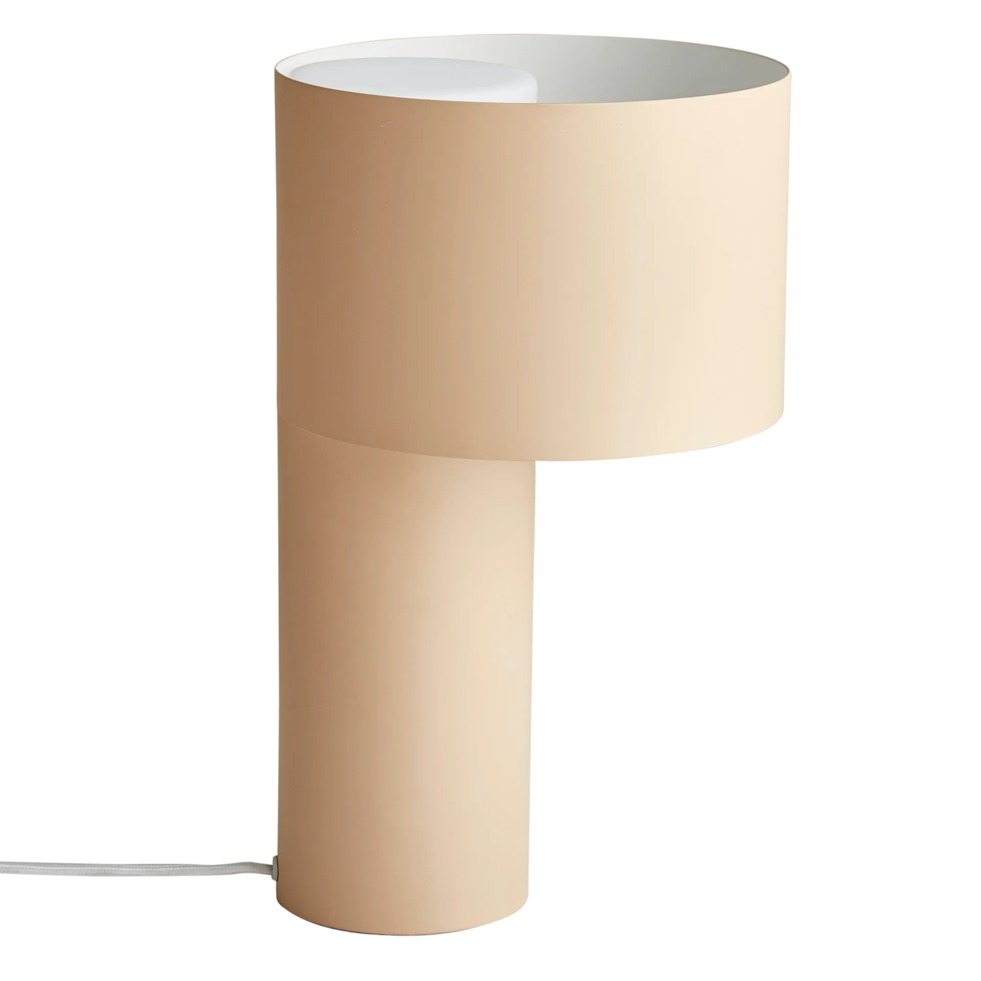 Lámpara de mesa Tangent, arena Woud
