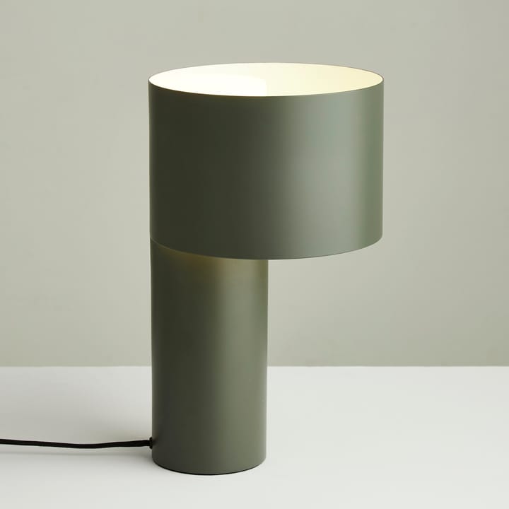 Lámpara de mesa Tangent, verde Woud