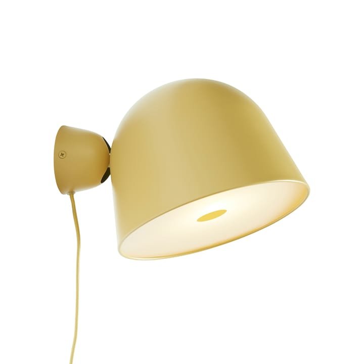 Lámpara de pared Kuppi 2.0, amarillo mostaza Woud