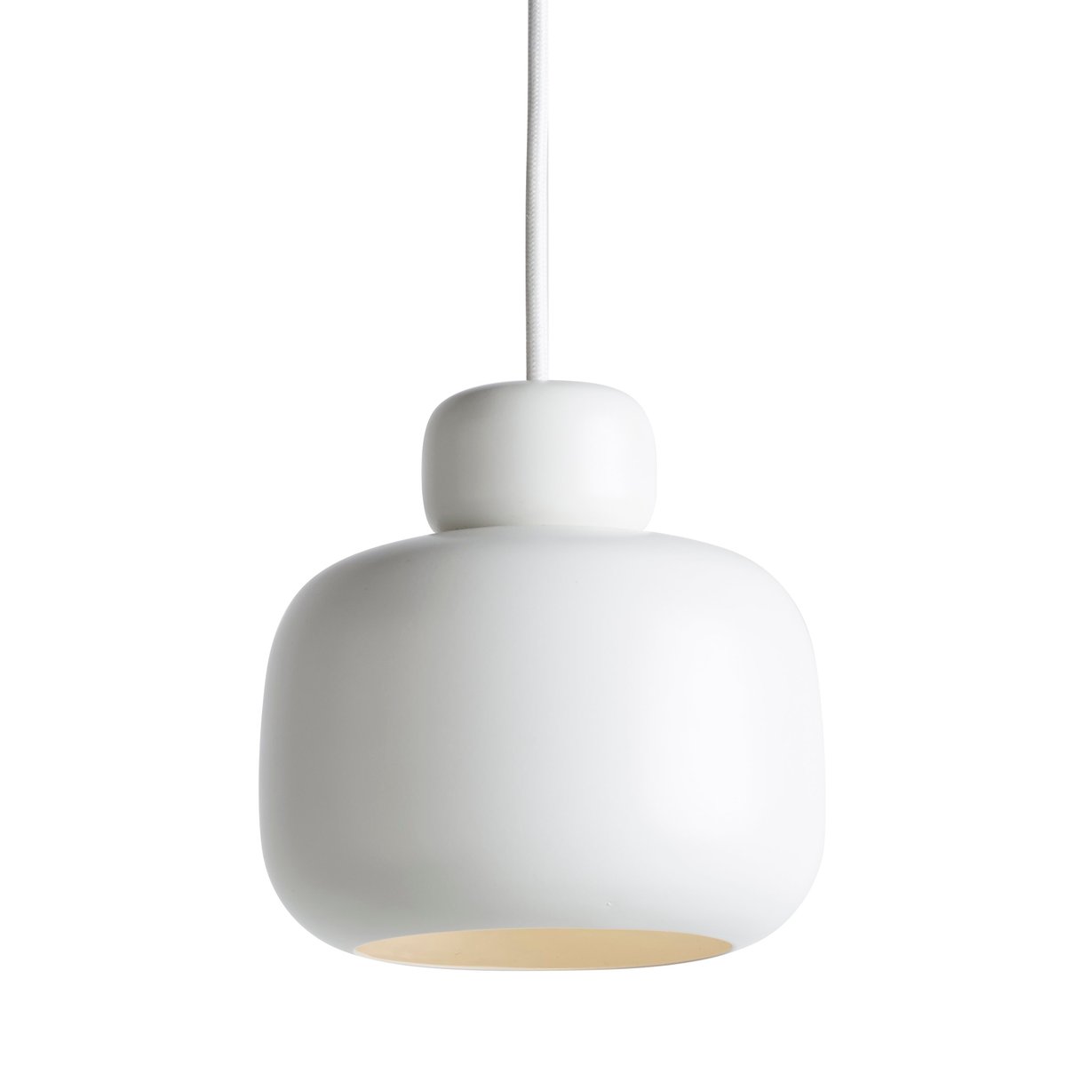 Lampara nórdica blanca del Fabricante: Woud Lámpara de techo modelo Stone S acabado blanco
