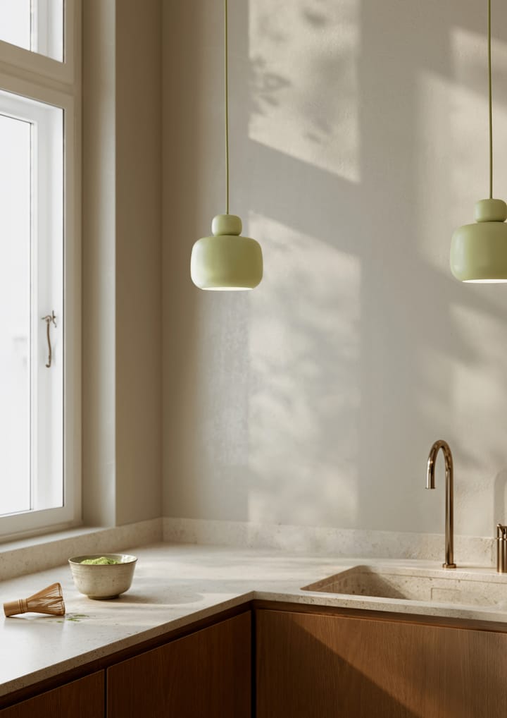 Lámpara de techo Stone S, Matcha green Woud