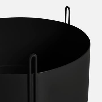 Maceta Pidestall large Ø40 cm - negro - Woud