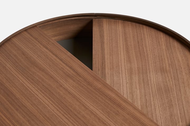 Mesa auxiliar Arc Ø89 cm, Nogal Woud