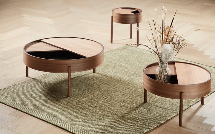 Mesa auxiliar Arc Ø89 cm, Nogal Woud