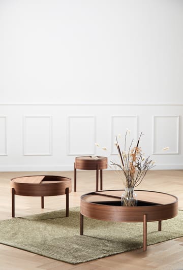Mesa auxiliar Arc Ø89 cm - Nogal - Woud