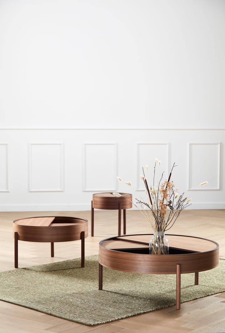 Mesa auxiliar Arc Ø89 cm, Nogal Woud