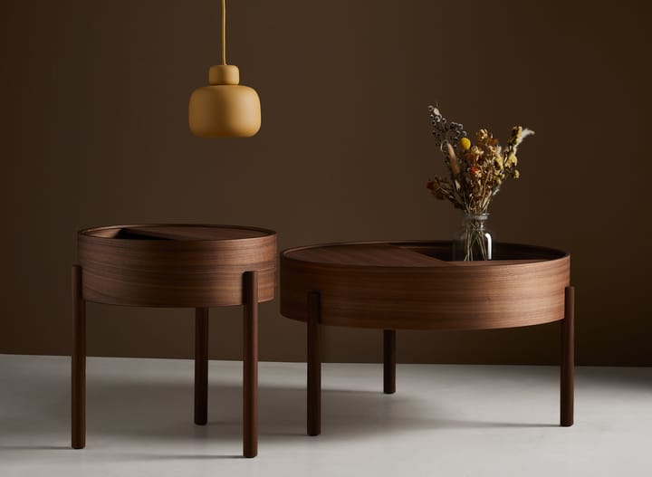 Mesa auxiliar Arc Ø89 cm, Nogal Woud
