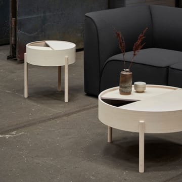 Mesa auxiliar Arc - ceniza pigmentada de blanco - Woud