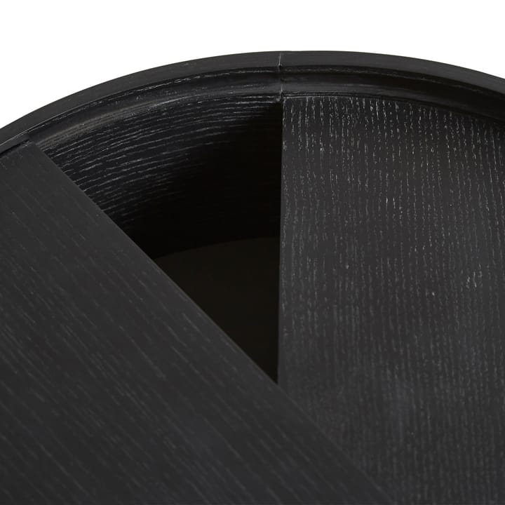 Mesa auxiliar Arc, ceniza teñida de negro ceniza Woud