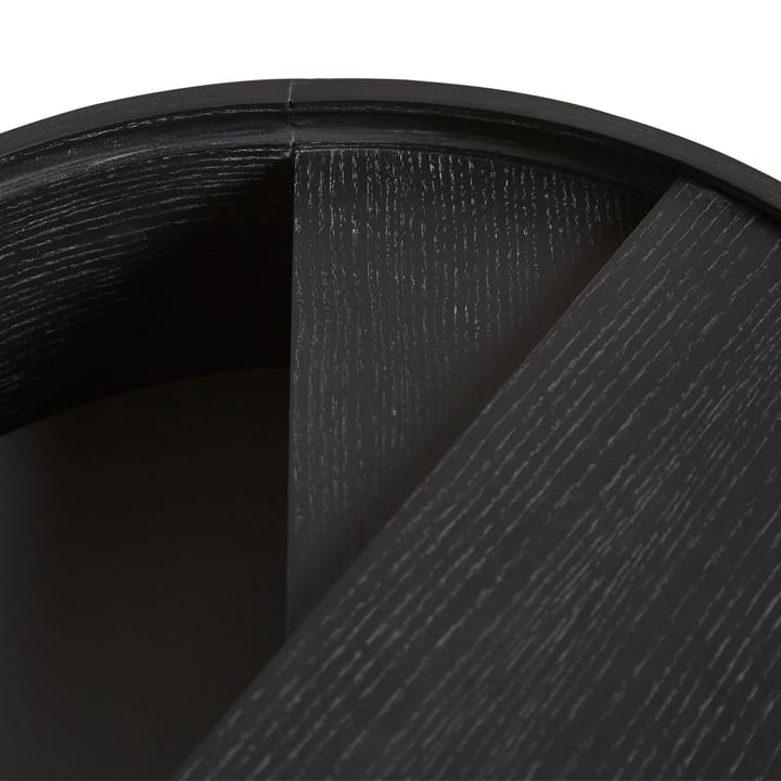 Mesa auxiliar Arc, ceniza teñida de negro ceniza Woud