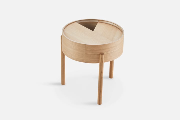 Mesa auxiliar Arc, roble aceitado Woud