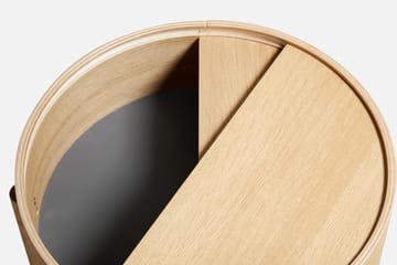 Mesa auxiliar Arc - Roble pigmentado blanco - Woud