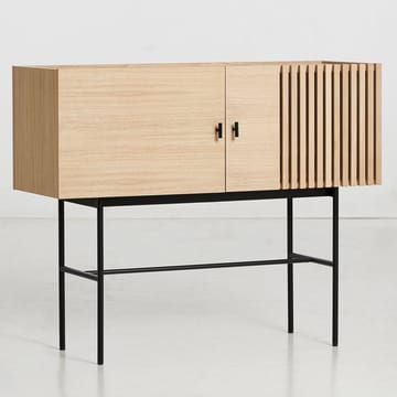 Mesa auxiliar Array, 120 cm - Roble pigmentado blanco - Woud