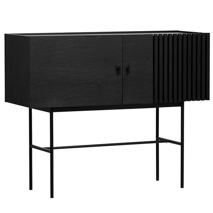 Mesa auxiliar Array, 120 cm - Roble pintado de negro - Woud