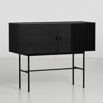 Mesa auxiliar Array, 120 cm - Roble pintado de negro - Woud