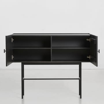 Mesa auxiliar Array, 120 cm - Roble pintado de negro - Woud