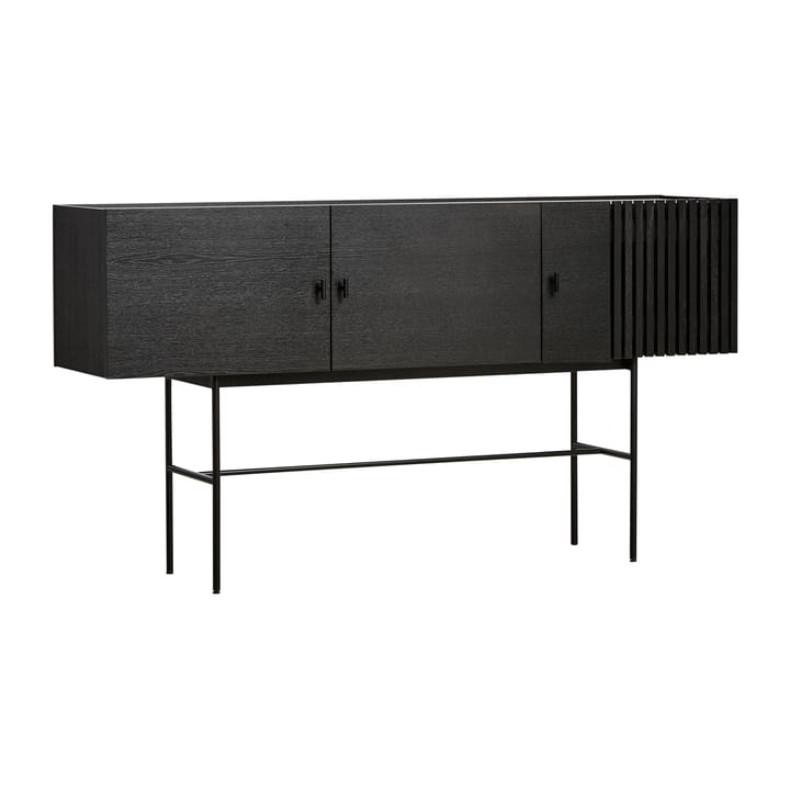 Mesa auxiliar Array, 180 cm - Roble pintado negro - Woud