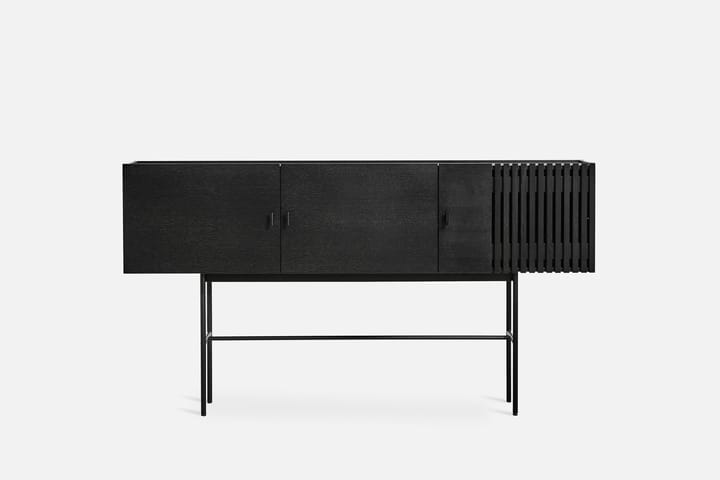 Mesa auxiliar Array, 180 cm, Roble pintado negro Woud