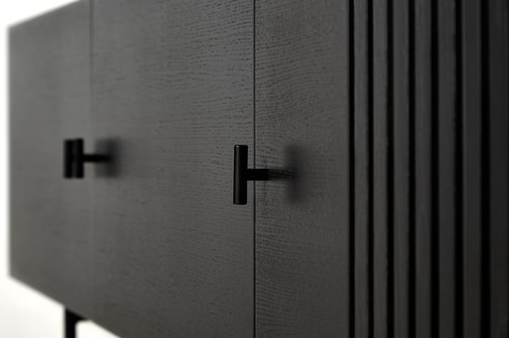 Mesa auxiliar Array, 180 cm - Roble pintado negro - Woud