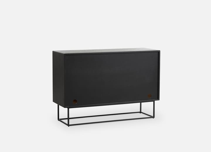 Mesa auxiliar Virka, alto 120 cm - Negro - roble - Woud