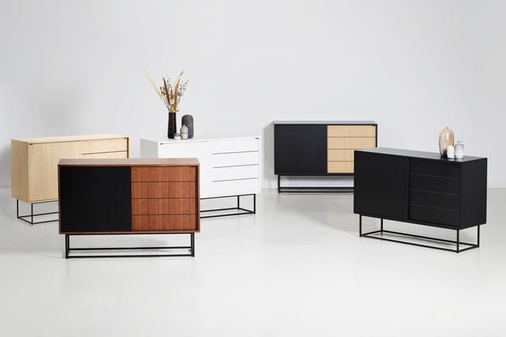 Mesa auxiliar Virka, alto 120 cm, Roble Woud