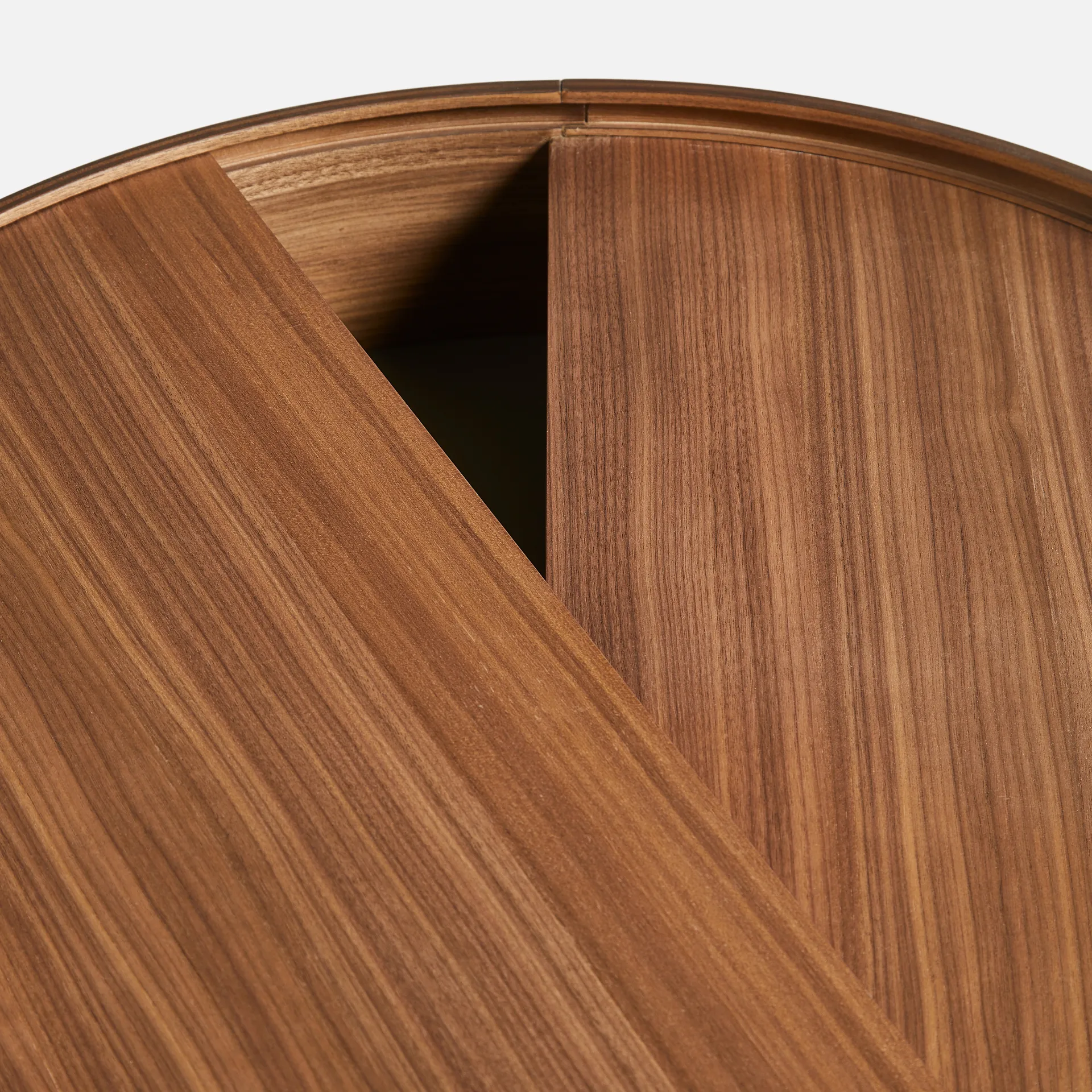 Mesa de centro Arc Ø66 cm, Nogal Woud