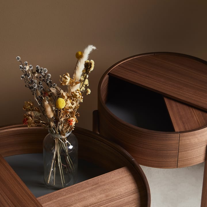 Mesa de centro Arc Ø66 cm, Nogal Woud